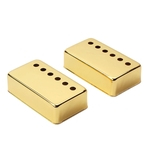 2 Peças 50mm 52mm Capas De Captador De Guitarra Para Les Paul Guitarra Elétrica Dourado