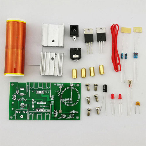 Peças Bobina de Tesla Set Mini Música Plasma Chifre Speaker DIY de componentes eletrônicos