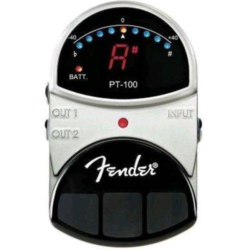 Pedal Afinador com Display Digital e Leds Fender Pt-100