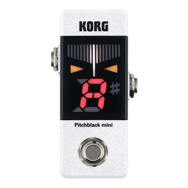 Pedal Afinador Korg P/ Guitarra/baixo Pitchblack Pb-mini-wh