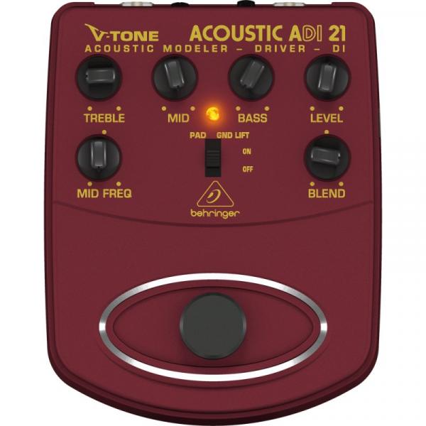 Pedal Behringer para Violão ADI21 V-Tone Acoustic