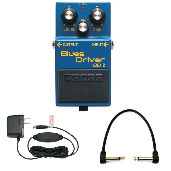 Pedal Boss BD2 Blues Driver + Fonte + Cabo