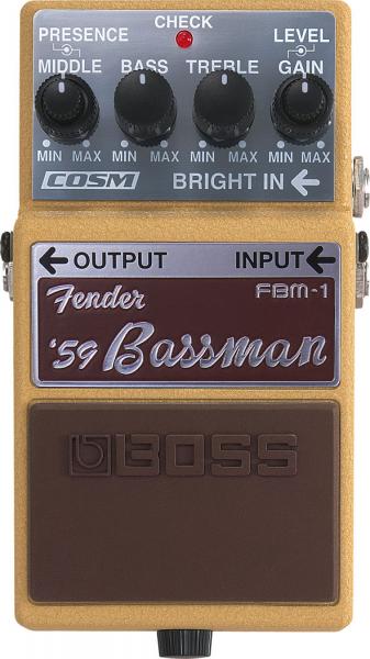 Pedal Boss Fbm1 Simula o Classico (59) Fender Bassman