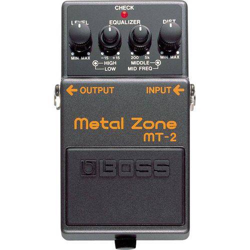 Pedal Boss Guitarra Distortion Metal Zone Mt 2