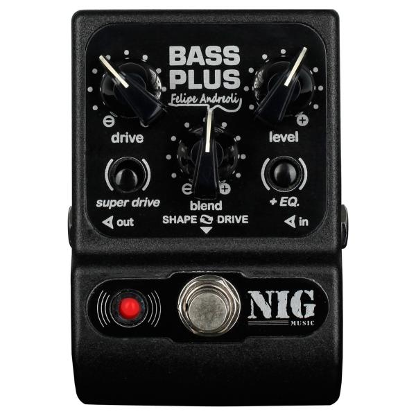 Pedal Contrabaixo Bass Plus Signature Shape Drive Pbpl Nig