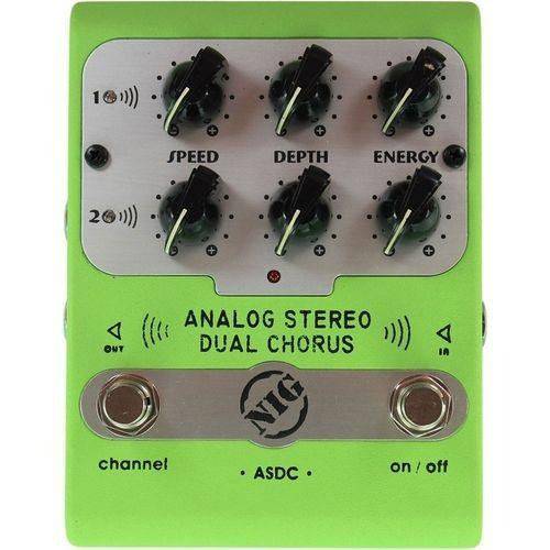 Pedal de Chorus Analog Stereo Dual Chorus - Nig
