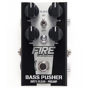 Pedal de Distorção para Contrabaixo Fire Bass Pusher