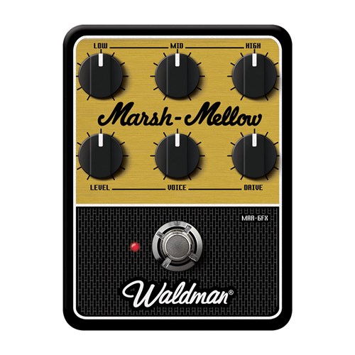 Pedal de Distorção para Guitarra Waldman Marsh-Mellow Mar-6Fx