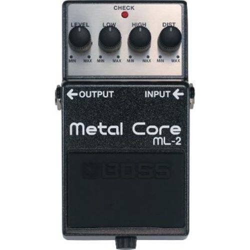 Pedal de Efeito Boss Metal Core Ml2 Distorção para Guitarra