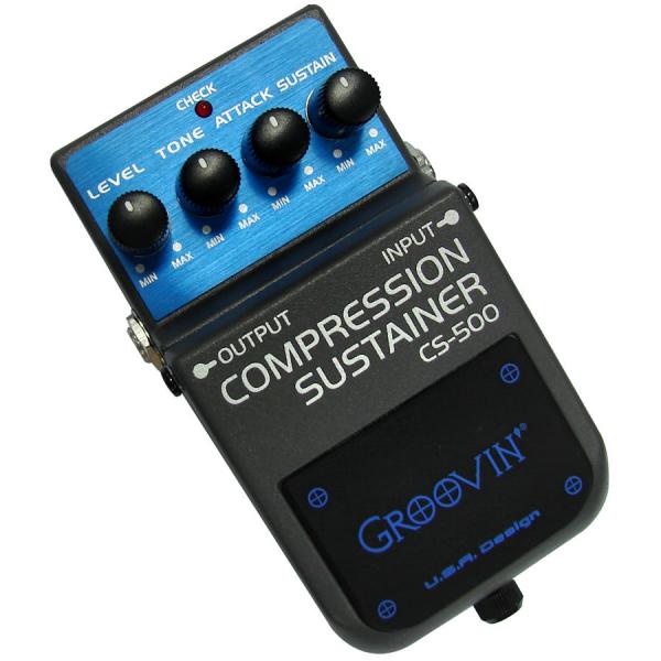Pedal de Efeito Compression Sustainer Guitarra e Baixo Cs-500 Groovin