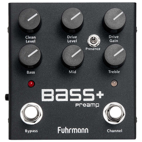 Pedal de Efeito para Baixo Fuhrmann Bass + Preamp Drive