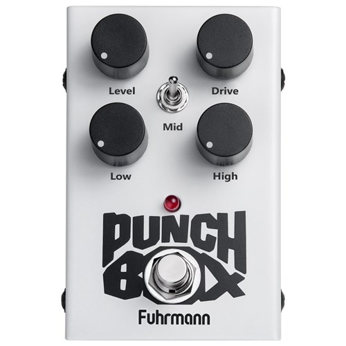 Pedal de Efeito para Guitarra Fuhrmann Punch Box Overdrive Lançamento 2019