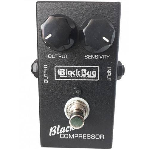 Pedal de Guitarra Black Compressor Tbc Black Bug