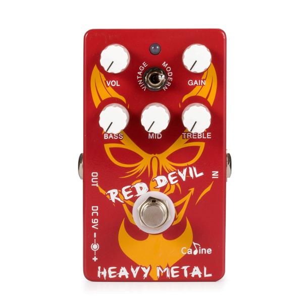 Pedal de Guitarra Caline Red Devil Heavy Metal Distortion
