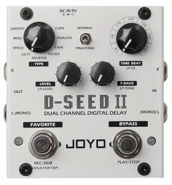 Pedal de Guitarra Joyo D-Seed II Dual Delay