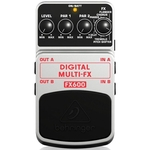 Pedal Digital Para Guitarra MULTI FX600 Preto/Cinza BEHRINGER