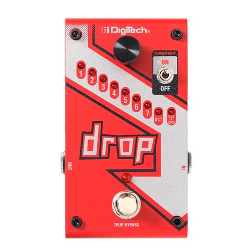 Pedal Digitech The Drop Polyphonic Tune Pitch Shifter com Fonte