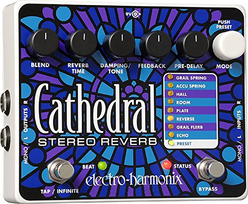 Pedal Electro-Harmonix Cathedral Stereo Reverb - CATH