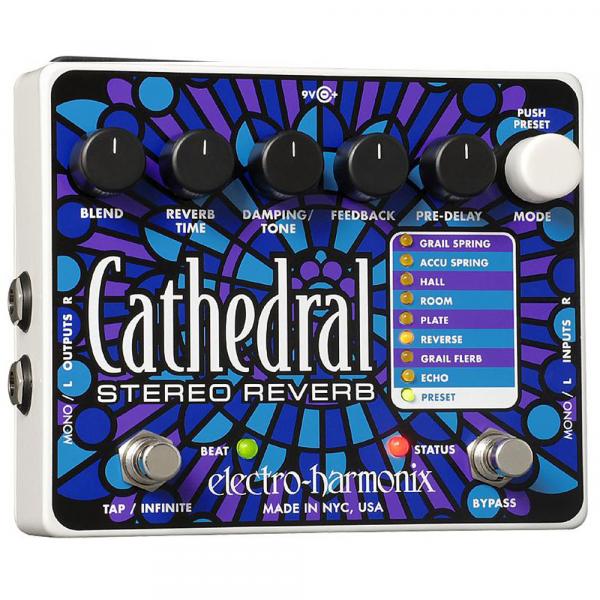 Pedal Electro Harmonix Cathedral Stereo Reverb