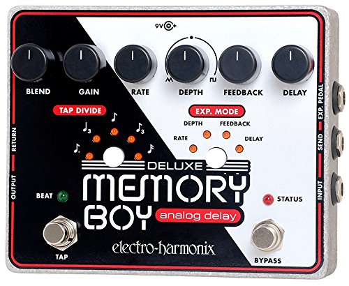 Pedal Electro-Harmonix Deluxe Memory Boy Analog Delay With Tap Tempo - DMBOY