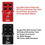 Pedal Fuzz Mini Guitarra com FET Circuit Simulate Ture Tubo Som Acessórios guitarra para colher botão ajusta Festivo Presente