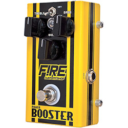 Pedal Guitarra/Baixo Fire Power Booster Amarelo
