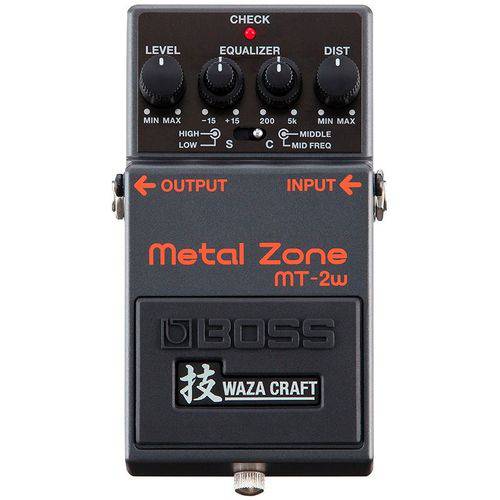 Pedal Guitarra Boss Metal Zone MT-2W Waza Craft Japan