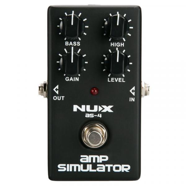 Pedal Guitarra Nux Amp Simulator as 4 Distorção