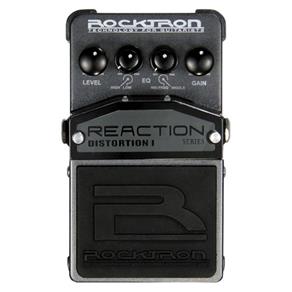 Pedal Guitarra Rocktron Reaction Distortion I Preto e Prata