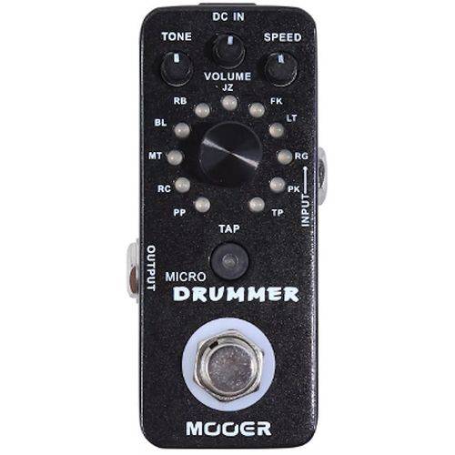 Pedal Mooer Drum Machine MDM1 | Micro Drummer | Guitarra