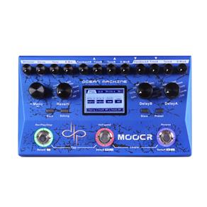 Pedal Mooer P/ Guitarra Delay & Looper e Reverb Ocean Machine TDL3 - PD1109