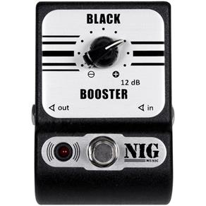 Pedal Nig Black Booster Pbb para Guitarra