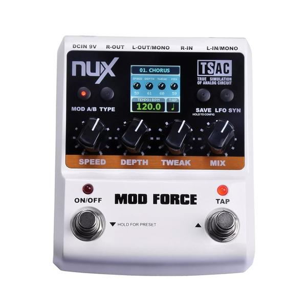 Pedal Nux - Mod Force - Multi Modulation Effects - Nux Effects