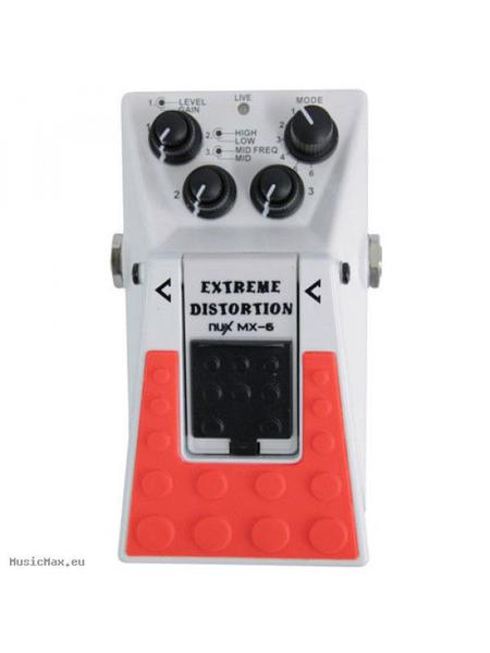 Pedal NUX MX-6 Distortion Extreme para Guitarra