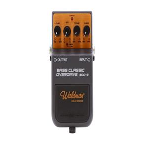 Pedal para Baixo Waldman Bass Classic Overdrive Controles Level Eq Tone Gain BCO 2