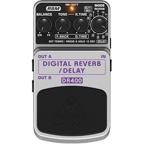 Pedal para Guitarra Behringer DR400 Digital Reverb Delay