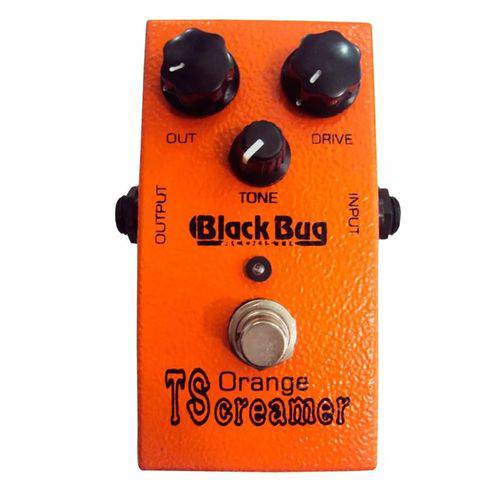 Pedal para Guitarra Black Bug Orange TsCreamer Distortion