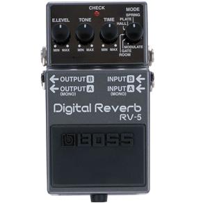 Pedal para Guitarra Digital Reverb RV5 - Boss