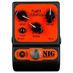 Pedal para Guitarra Nig Power Distortion Ppd