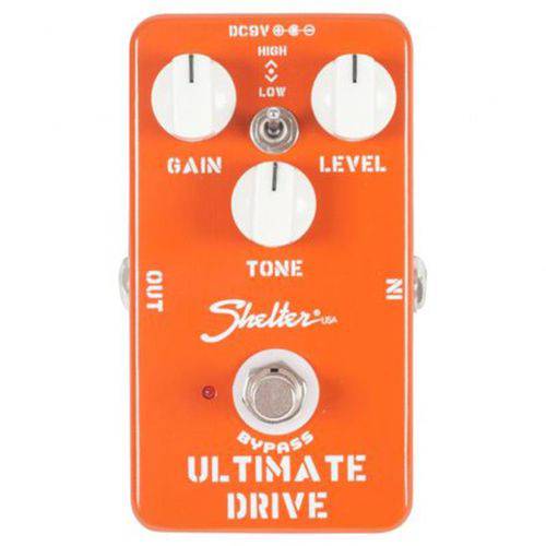 Pedal para Guitarra Overdrive Shelter Ultimate Drive Sud