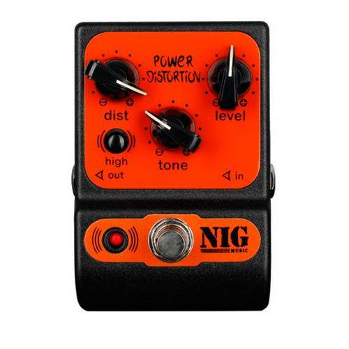 Pedal para Guitarra Power Distortion Nig Ppd