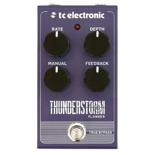 Pedal para Guitarra Thunderstorm Flanger Tc Eletronic