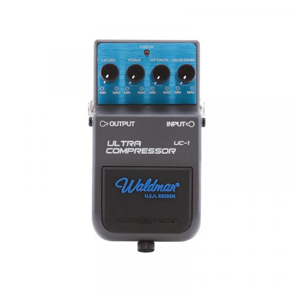 Pedal para Guitarra Waldman Ultra Compressor Controles Level Tone Attack Sustain UC 1