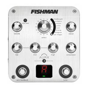 Pedal para Violão Fishman PRO-AUR-SPC Aura Spectrum DI com 128 Espaços para Efeito