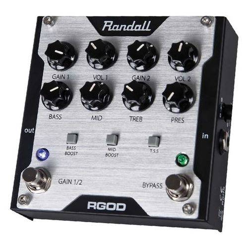 Pedal Pré Amplificador Randall Rgod Distortion