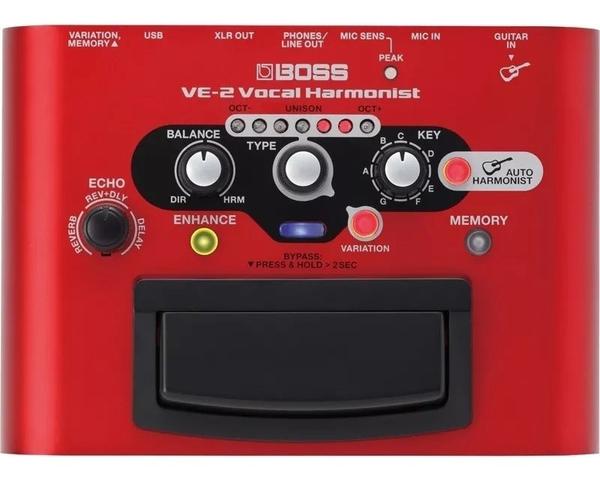 Pedal Processador Voz Boss Ve-2 Vocal Harmonist
