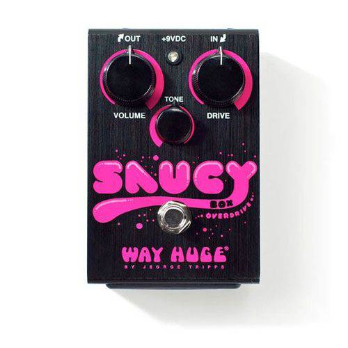 Pedal Saucy Box Overdrive Way Huge 2 Cabos Parapedal Dunlop
