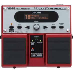 Pedal Voz Boss VE-20 Processador Vocal