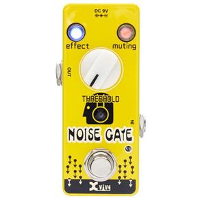 Pedal Xvive V11 Noise Gate Elimina Ruídos para Guitarra Violão Baixo