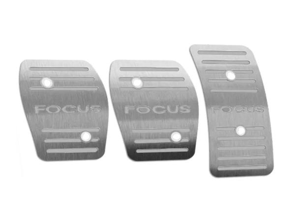 Pedaleira Aço Inox Novo Focus Mecanico - Three Parts